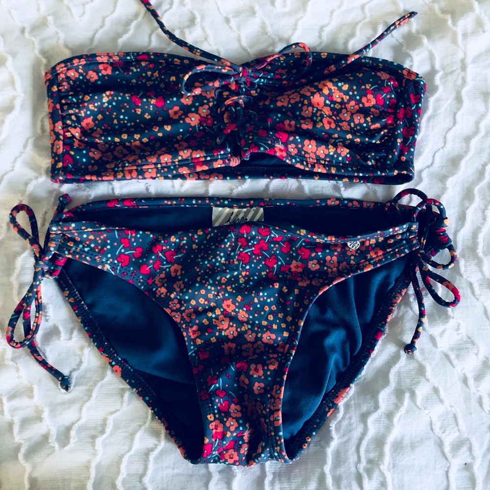 Kirra Floral Bandeau Bikini